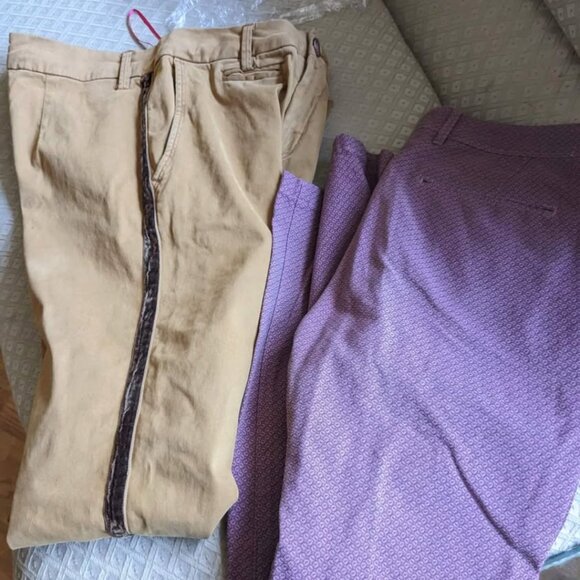 Chino trousers pants (lot of 2, made in Italy, sz 26) - Picture 1 of 10